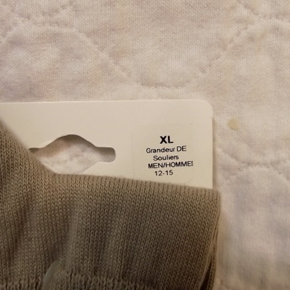 WEL-MAX, Diabetic Socks, Men XL Lot of 3 Black/Tan - Picture 5 of 7